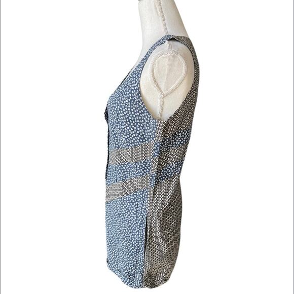 Anthropologie Jen Kao Melati Floral Navy Summer Romper cottagecore boho - Picture 4 of 10